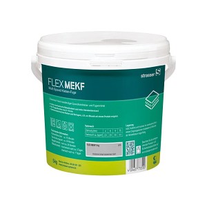 FLEX MEKF grau Плиточный клей, СЕРЫЙ / затирочная смесь на эпоксидной основе с высокой химической стойкостью, 5 кг