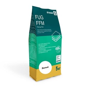 FUG FFM 01 Сухая затирочная смесь для широких швов, белый (3 - 20 мм) 5 кг