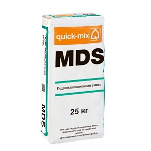 MDS Минеральный гидроизолирующий раствор Quick Mix 25кг
