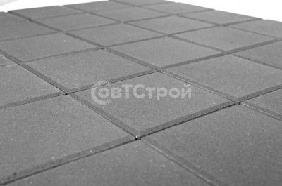 Тротуарная плитка BRAER ЛУВР серый 200x200 - купить в СовтСтрой