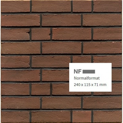 Клинкерный кирпич MUHR Nr. 03 Naturrot  240x115x71 NF Wasserstrich - купить в СовтСтрой