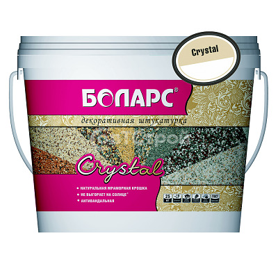 Штукатурка минеральная Боларс CRYSTAL 0,5 25 кг - купить в СовтСтрой