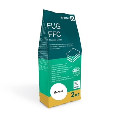 FUG FFC 01 Сухая затирочная смесь для узких швов, белый (1 - 6 мм) 2 кг - купить в СовтСтрой