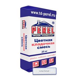 Супер-белая кладочная смесь Perel SL (лето), 25 кг