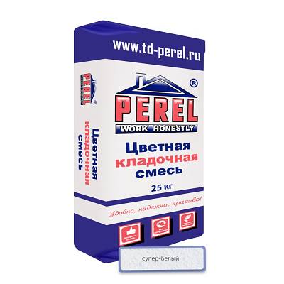 Супер-белая кладочная смесь Perel SL (лето), 25 кг - купить в СовтСтрой