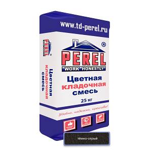 Темно-серая кладочная смесь Perel SL (лето), 25 кг