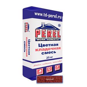 Красная кладочная смесь Perel SL (лето), 25 кг