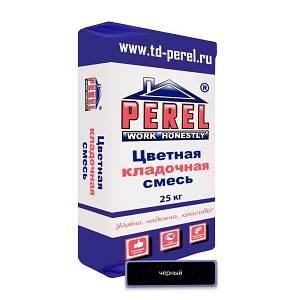 Черная кладочная смесь Perel SL (лето), 25 кг