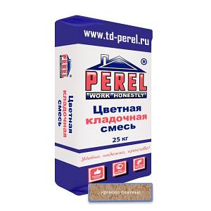 Кремово-бежевая кладочная смесь Perel VL (лето), 25 кг