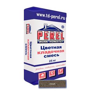 Серая кладочная смесь Perel VL (лето), 25 кг