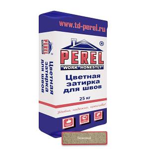 Бежевая затирочная смесь Perel RL, 25 кг