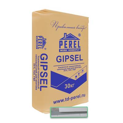 Серый гипсовый клей Perel Gipsel, 30 кг - купить в СовтСтрой