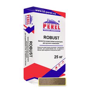 Цементно-известковая штукатурка Perel Robust, 25 кг