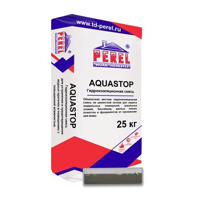 Гидроизоляционная смесь Perel Aquastop, 25 кг - купить в СовтСтрой