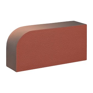 Керамический кирпич КС-Керамик Аренберг R60 радиусный 250*120*65 1НФ М300 полнотелый