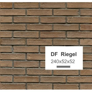 Клинкерный кирпич MUHR Nr. 34 Grau nuanciert DF Riegel 240x52x52 Wasserstrich